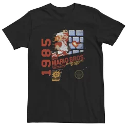 Big & Tall Super Mario Bros. 1985 Retro Cover Tee