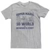 Big & Tall Super Mario 3D Bowser's Fury Character Line Art Tee