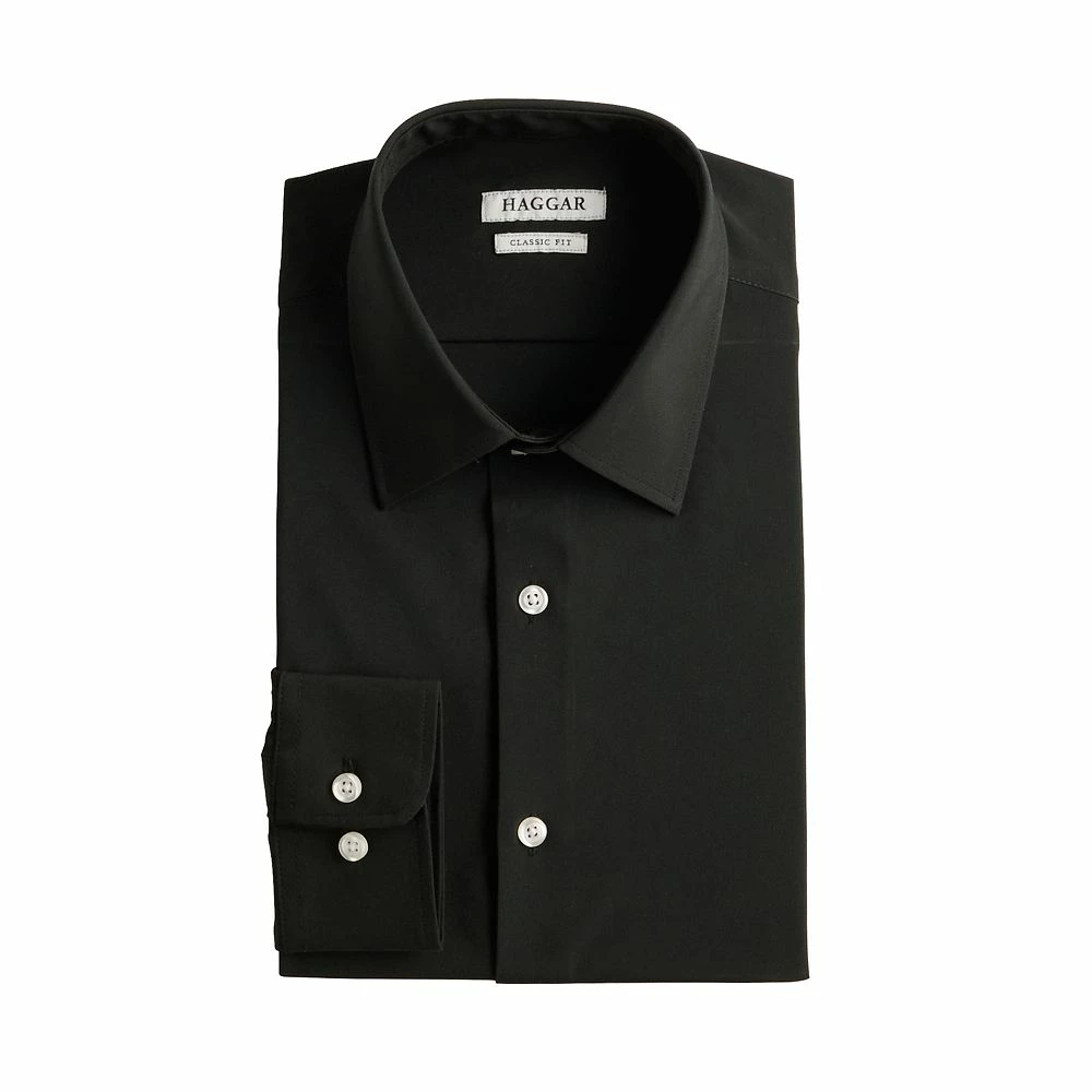 Men's Haggar® Classic-Fit Smart Wash™ Spread-Collar Dress Shirt - Image 7