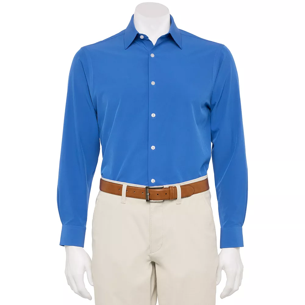 Men's Haggar® Classic-Fit Smart Wash™ Spread-Collar Dress Shirt - Image 10