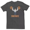 Big & Tall Fortnite Yarn Lifter Orange Text Tee