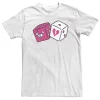 Big & Tall Fortnite Cuddle Dice Left Chest Love Tee
