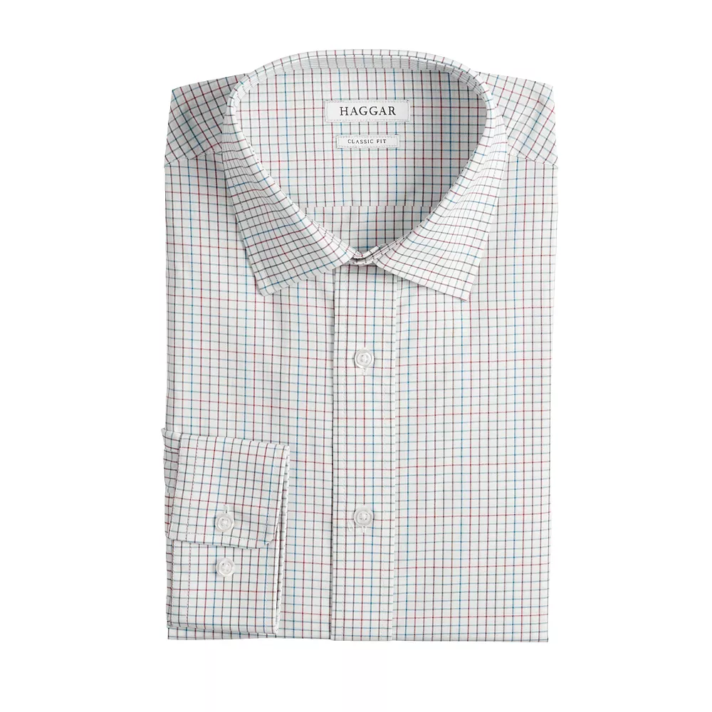 Men's Haggar Classic-Fit Premium Comfort Spread-Collar Dress Shirt - Image 5