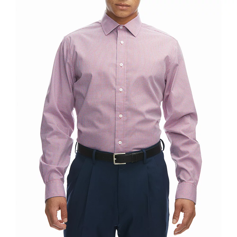 Men's Haggar Slim-Fit Premium Comfort Spread-Collar Dress Shirt - Image 10