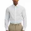 Men's Haggar Slim-Fit Premium Comfort Spread-Collar Dress Shirt