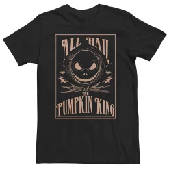 Big & Tall Disney The Nightmare Before Christmas "All Hail The Pumpkin King" Tee