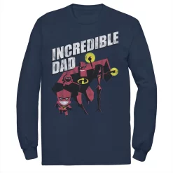 Men's Disney / Pixar Incredible Dad And Kids Tee