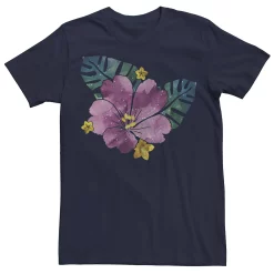 Men's Trendy Watercolor Flower Tee