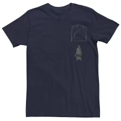 Men's Hanging Bat Faux Pocket Tee
