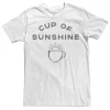 Men's Trendy Coffee Sunshine Tee