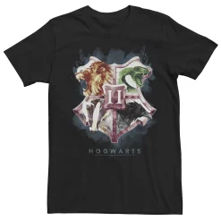 Men's Harry Potter Hogwarts Crest Watercolor Tee