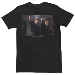 Men's Harry Potter Ron And Harry Wand Fight Tee