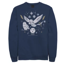 Men's Harry Potter Christmas Winter Owls Sweatshirt