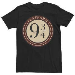 Men's Harry Potter Platform 9 &3/4 Simple Logo Tee