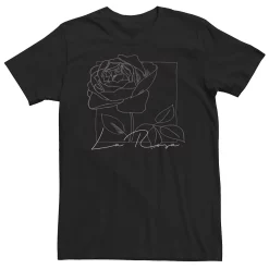 Men's La Rosa Rose Line Art Tee