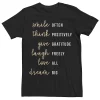 Men's Smile Often Laugh Freely Love All Dream Big List Tee