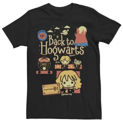 Men's Harry Potter Chibi Back To Hogwarts Tee