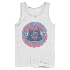 Men's Star Wars Darth Vader Circle Text Portrait Tank