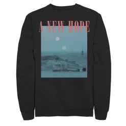 Men's Star Wars A New Hope Blue Hue Poster Sweatshirt