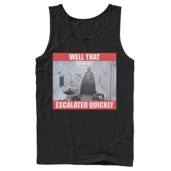 Men's Star Wars Darth Vader Well That Escalated Quickly Tank