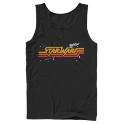 Men's Star Wars Millennium Falcon Retro Title Logo Tank
