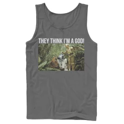 Men's Star Wars They Think I'm A God Portrait Tank