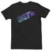 Big & Tall BET Purple Blue Gradient Logo Tee