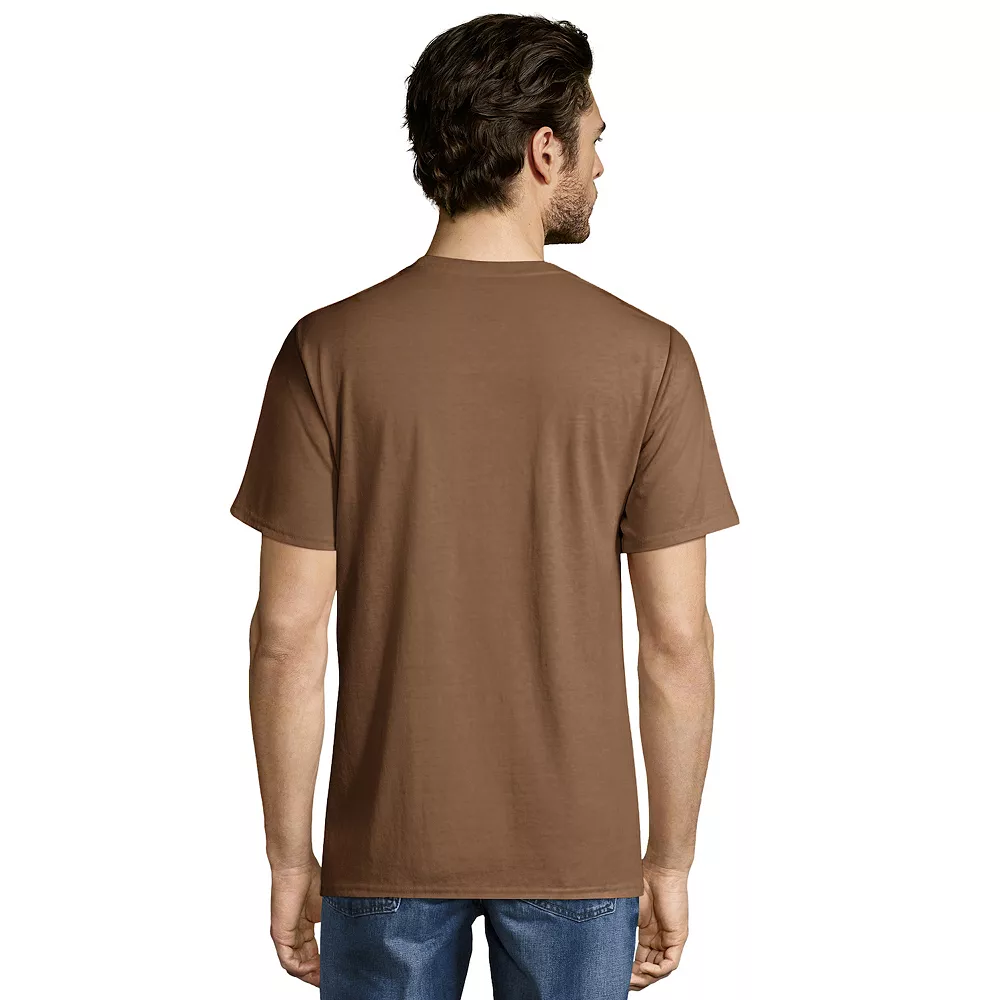 Big & Tall Hanes® Workwear 2-pack X-Temp Fresh IQ Crewneck Pocket Tees - Image 7