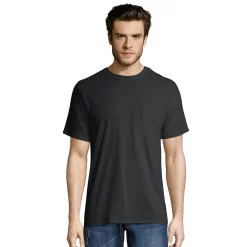 Big & Tall Hanes® Workwear 2-pack X-Temp Fresh IQ Crewneck Pocket Tees