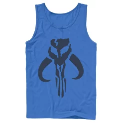 Men's Star Wars The Mandalorian Mythosaur Skull Logo Tank