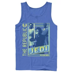 Men's Star Wars: The Clone Wars The Republic Jedi Poster Tank