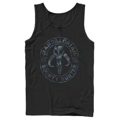 Men's Star Wars The Mandalorian Bounty Hunter Stamp Tank