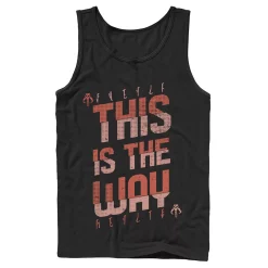 Men's Star Wars The Mandalorian This Is The Way Split Design Tank