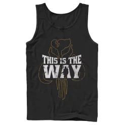 Men's Star Wars The Mandalorian This Is The Way Mythosaur Overlay Tank