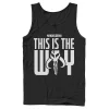 Men's Star Wars The Mandalorian This Is The Way Mythosaur Block Tank