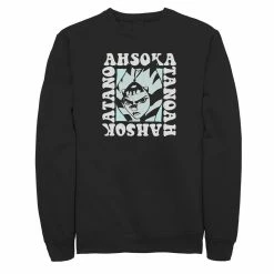 Men's Star Wars Ahsoka Groovy Box Poster Sweatshirt