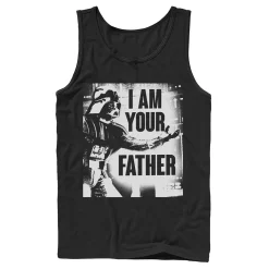 Men's Star Wars Darth Vader Your Father Dad Spray Paint Tank