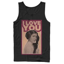 Men's Star Wars I Love You Iconic Film Quote Tank