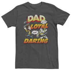 Big & Tall Disney / Pixar Toy Story Dad Loyal and Daring Tee