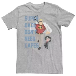 Big & Tall Disney / Pixar Incredibles Super Dads No Capes Tee