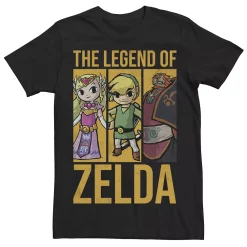 Men's Nintendo Zelda Trio Panels Tee