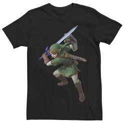 Men's Nintendo The Legend Of Zelda Link Action Portrait Tee