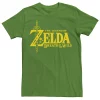 Men's Nintendo The Legend Of Zelda Yellow Hue Logo Tee