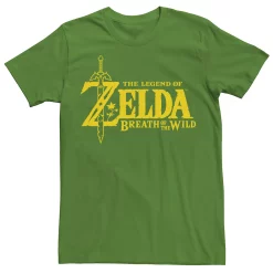 Men's Nintendo The Legend Of Zelda Yellow Hue Logo Tee