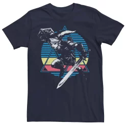 Men's Nintendo The Legend Of Zelda Triforce Link Overlay Tee