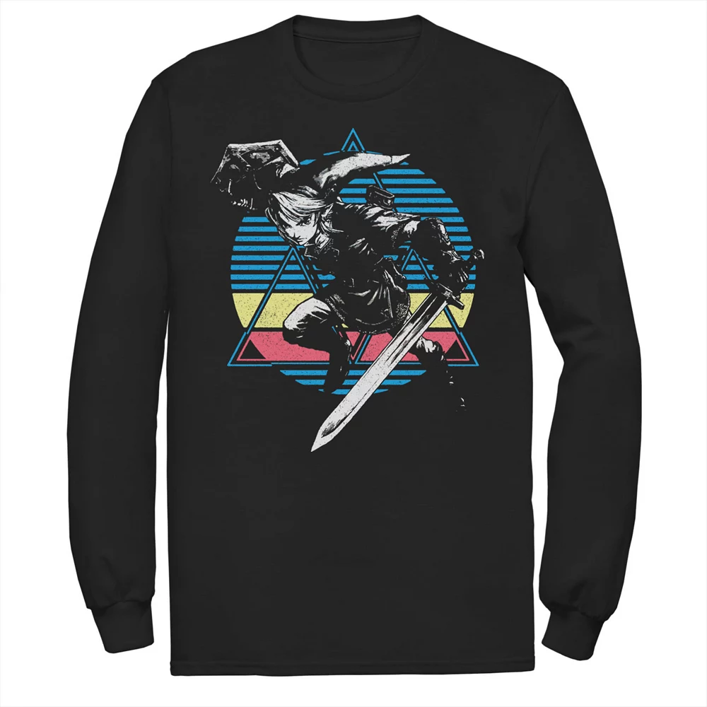 Men's Nintendo The Legend Of Zelda Triforce Link Overlay Tee