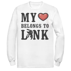 Men's Nintendo The Legend Of Zelda My Heart Belongs to Link Tee