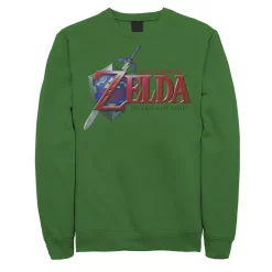 Men's Nintendo The Legend Of Zelda Ocarina Of Time Logo Sweatshirt