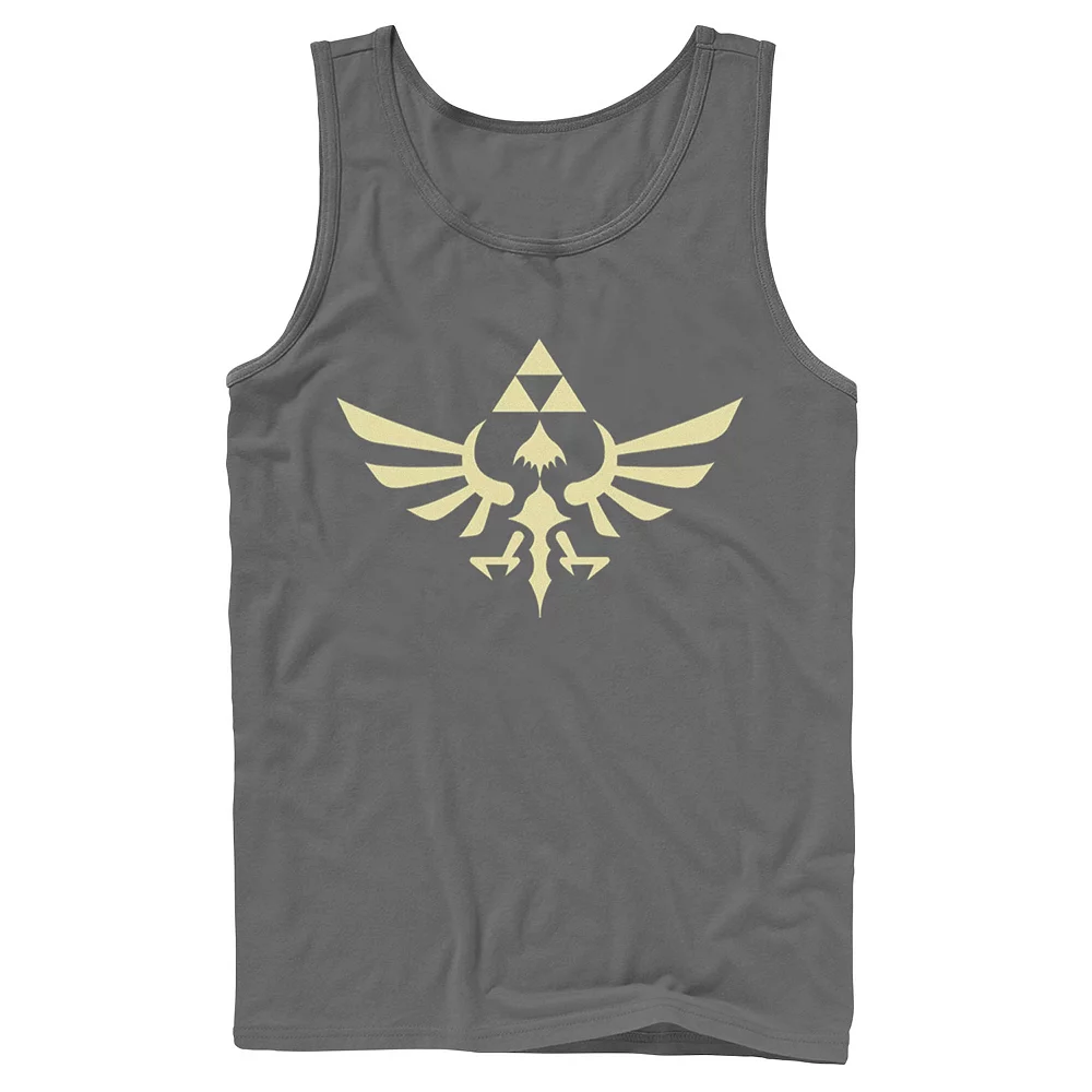 Men's Nintendo The Legend Of Zelda Triforce Stamp Tank - Image 3