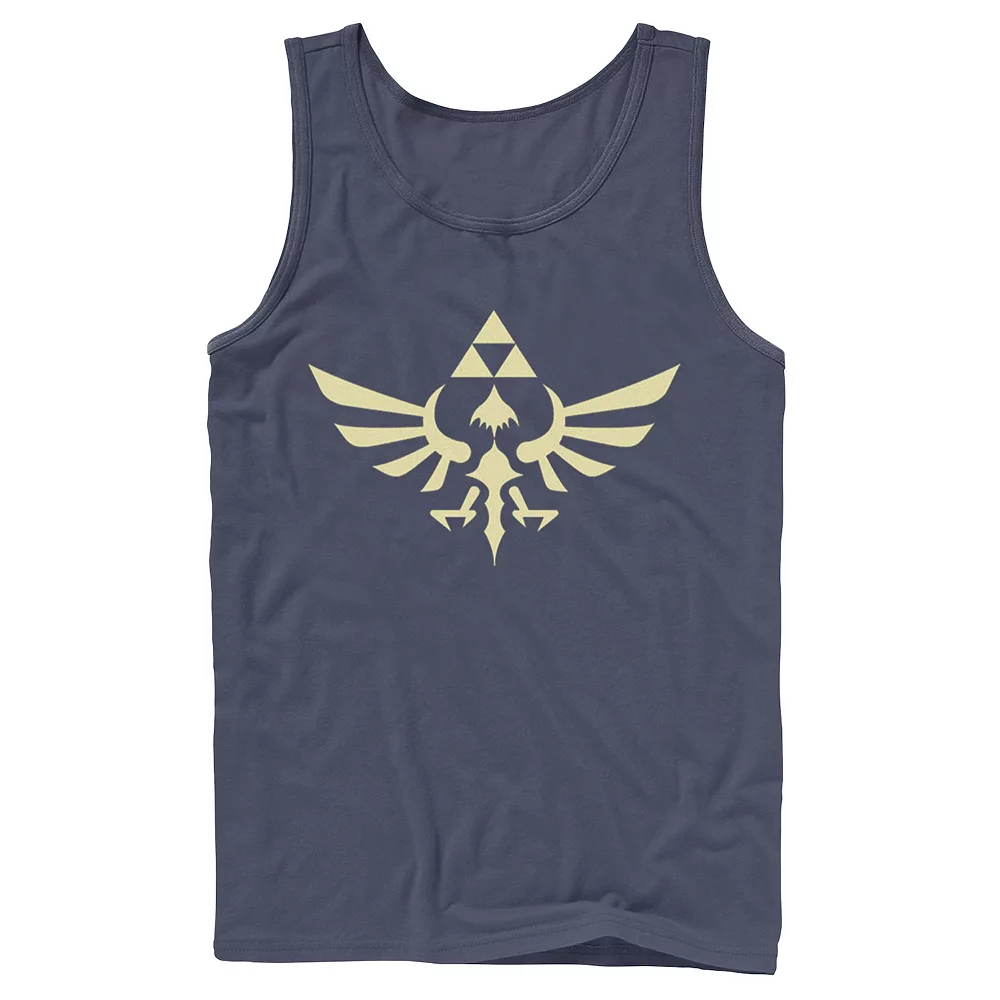 Men's Nintendo The Legend Of Zelda Triforce Stamp Tank - Image 2